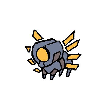 silly doodle of v1 on all 4s, like a cat, and not like anything else