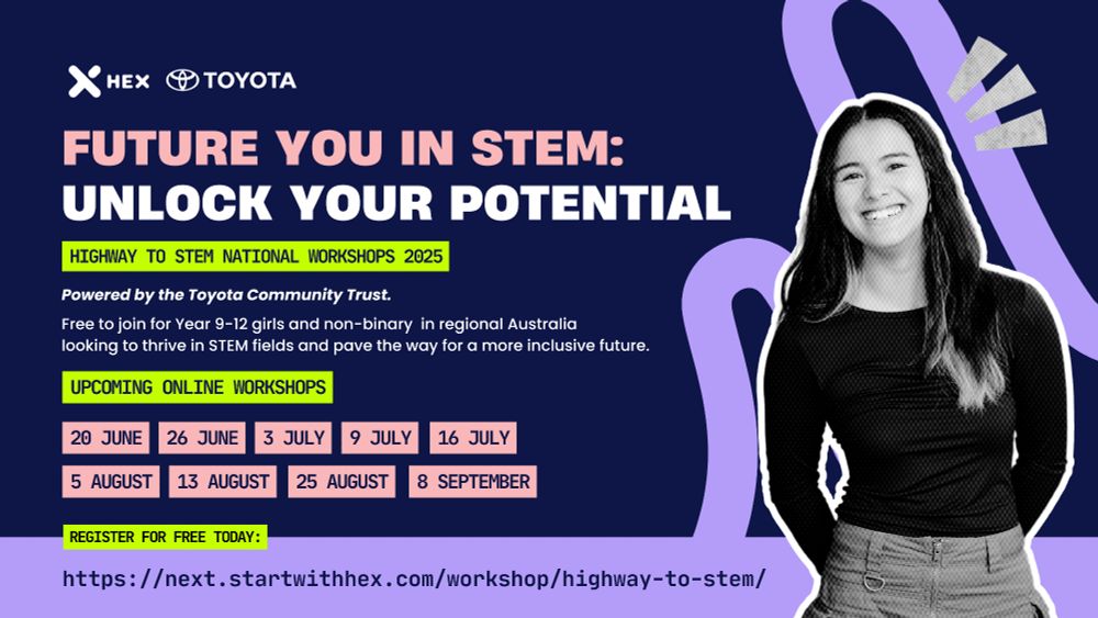 FUTURE YOU IN STEM:
UNLOCKING YOUR POTENTIAL

We’re empowering girls and non-binary living in regional Australia to thrive in STEM fields, fueling their ambitions and paving the way for a brighter and more inclusive future.