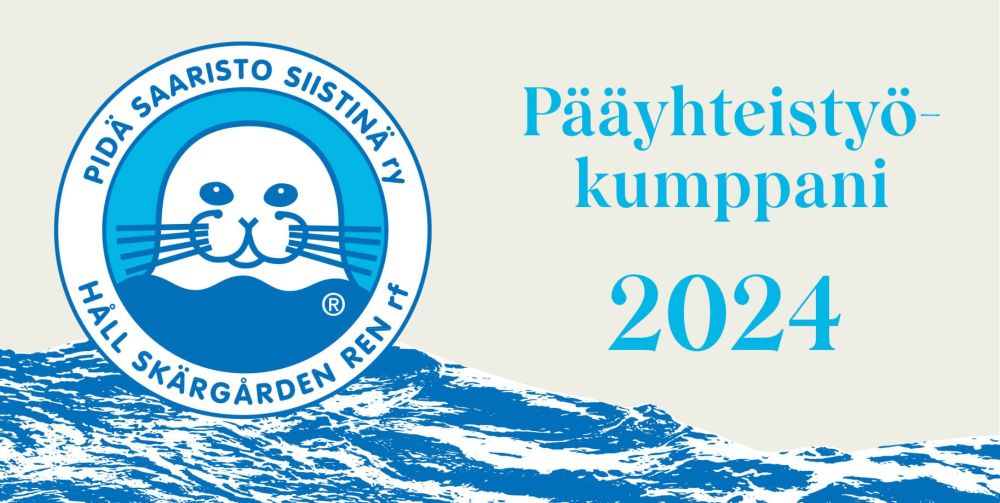 LM Someco Pidä Saaristo Siistinä ry:n pääyhteiskumppani 2024-2025