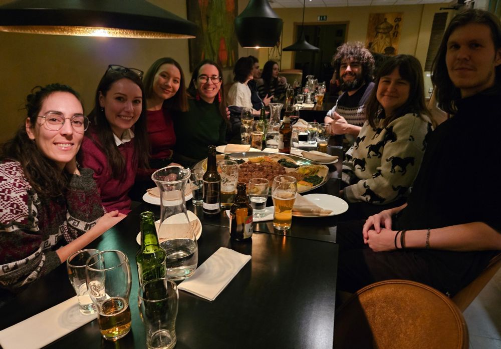 Group at dinner