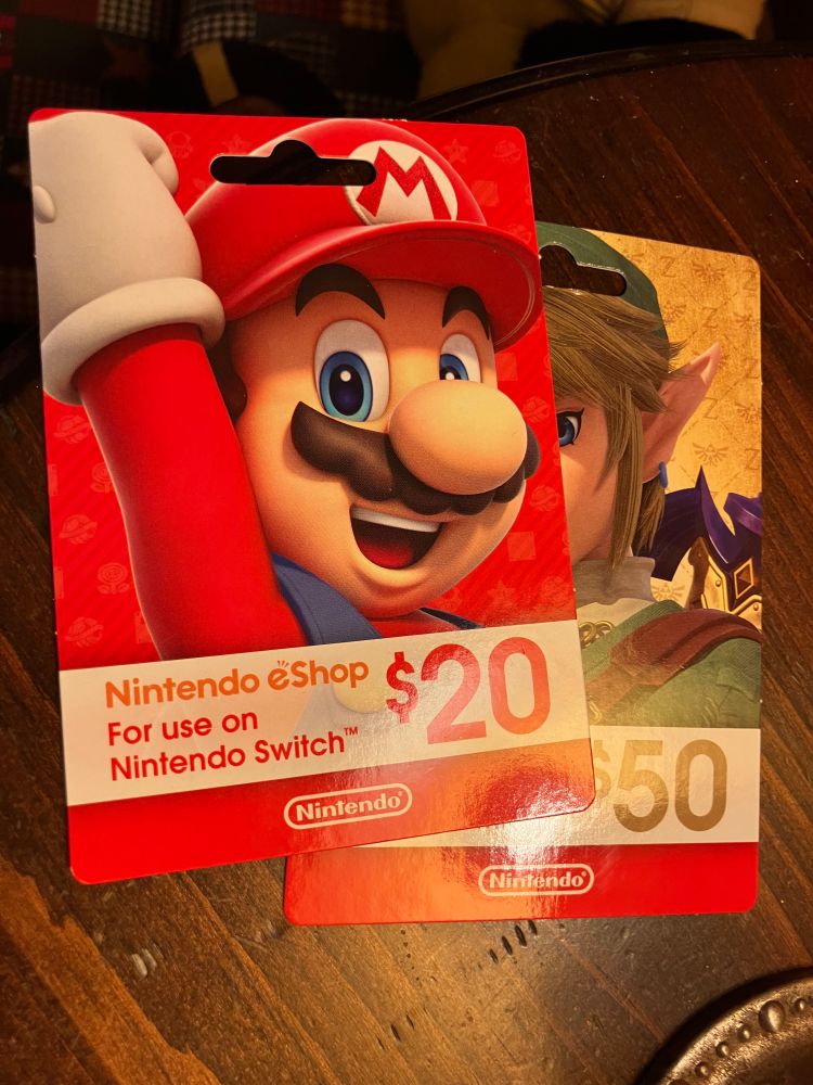 EShop cards