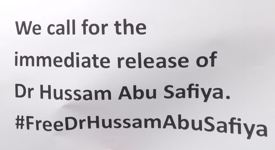We call for the immediate release of Dr Hussain Abu Safiya.
#FreeDrHussamAbuSafiya