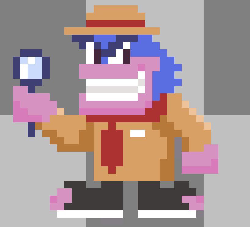 Sprite of my OC Monk