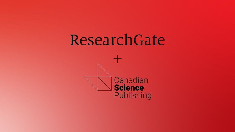 ResearchGate and Canadian Science Publishing logo on red gradient background