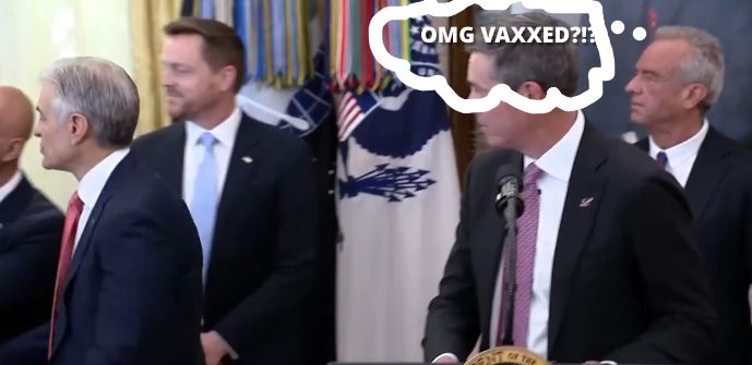 RFK Jr sees a colleague keel over and assumes the worst