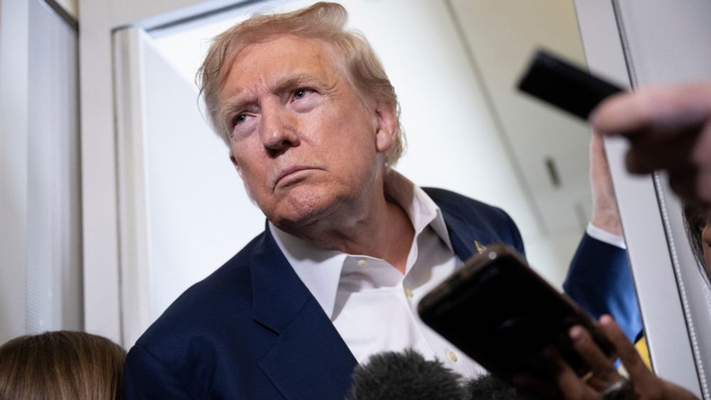 President Donald Trump on Wednesday told reporters that Virginia Giuffre may have been one of several employees at his Mar-a-Lago club who were "stolen" by Epstein.