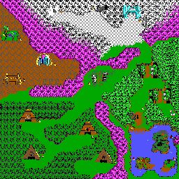Screenshot of the overworld map from the videogame „Commander Keen in Goodbye Galaxy“.