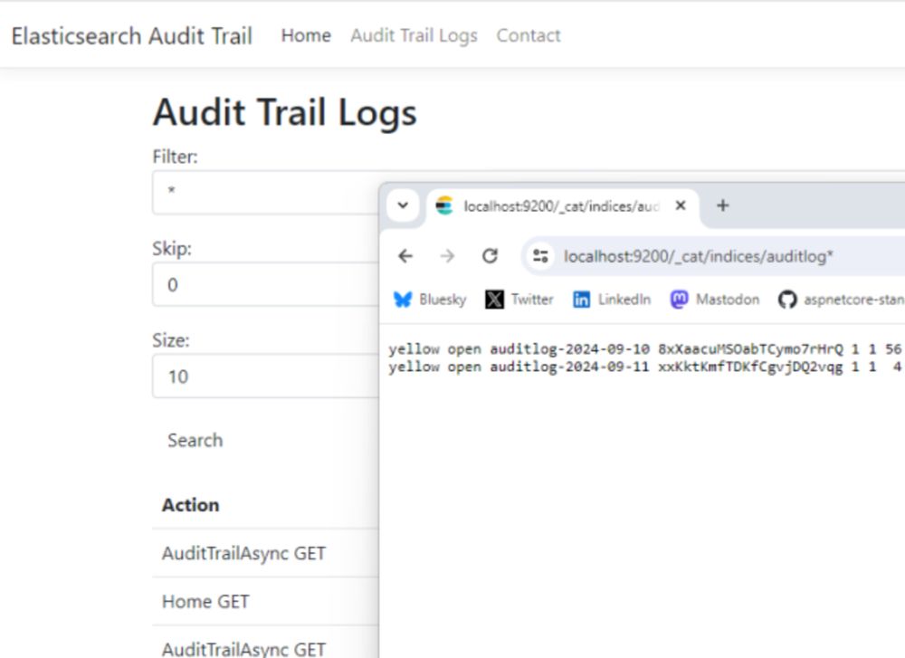 Implementing an Audit Trail using ASP.NET Core and Elasticsearch