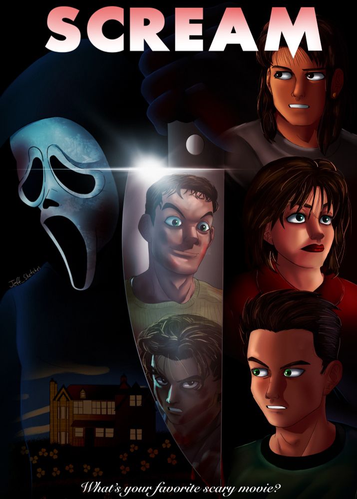 Fanmade scream 1 poster