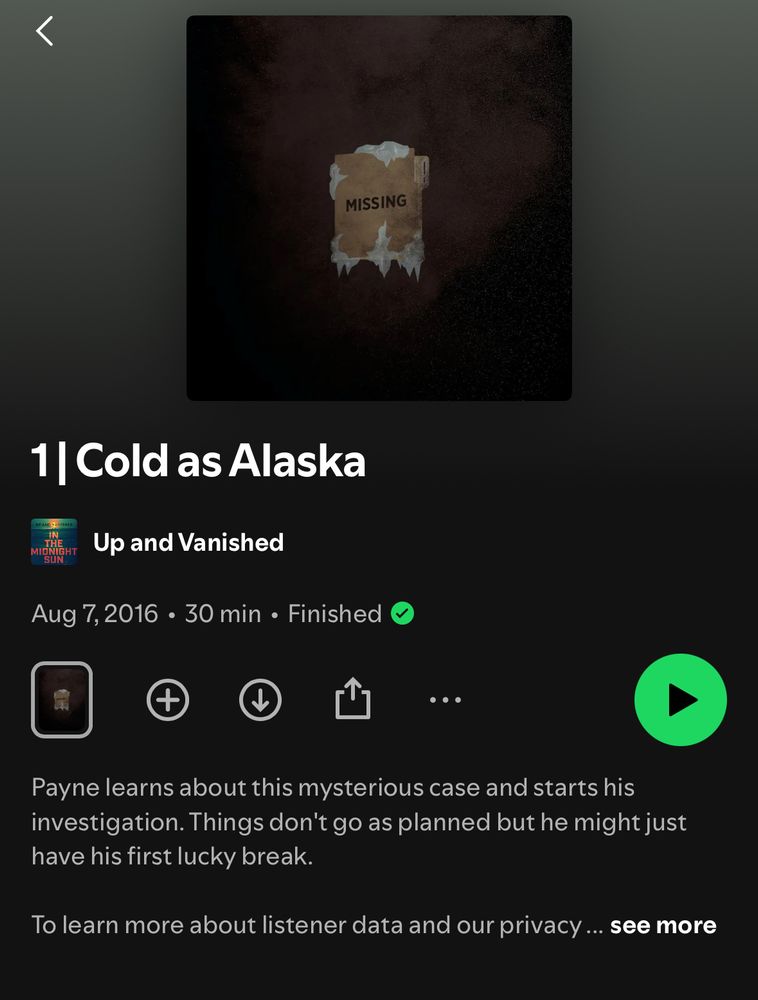Up & Vanished