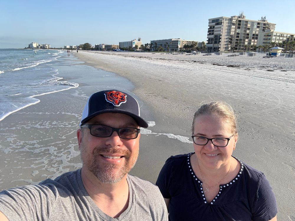 Morning walk on St Pete’s Beach
