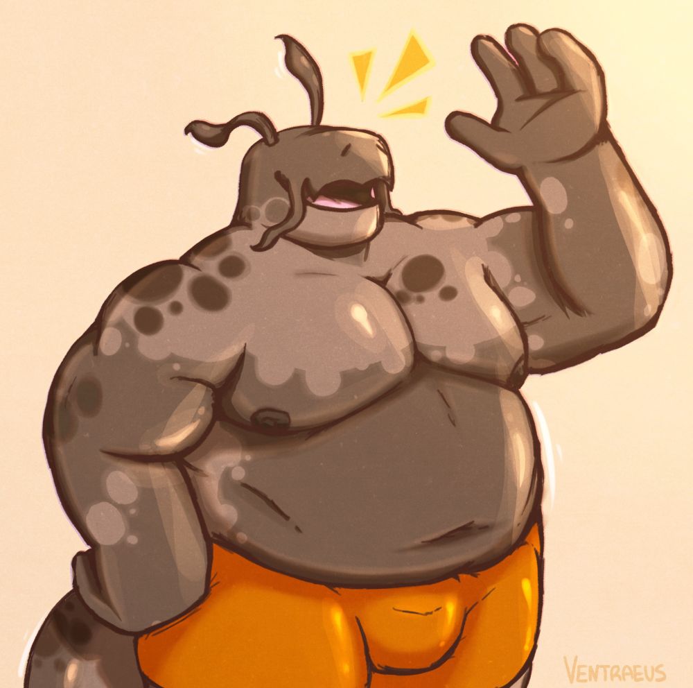 Art Fight featuring Bwana the GIANT African snail! 

Character belongs to fuhuto.bsky.social