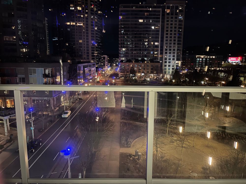 Picture of the window of the surgery place. 