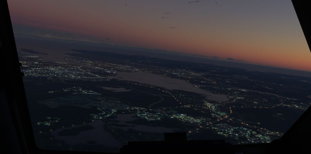 Looking south over Halifax