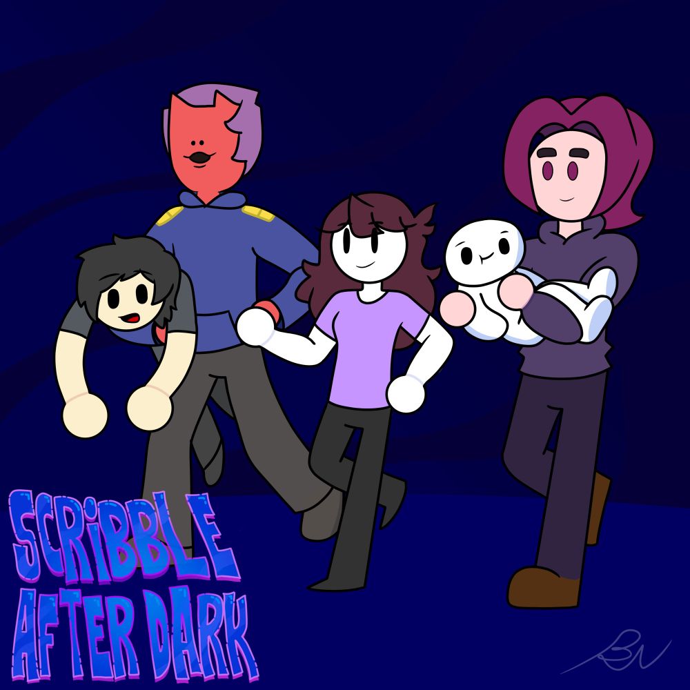 Some fan art I made for a event I attended