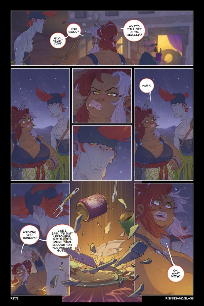 RS178, wherein Sorril cannot be trusted with a stack of dishes.