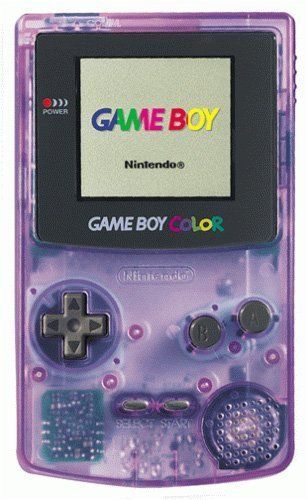 the purple clear gameboy color
