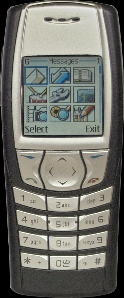 picture of an old nokia 6610