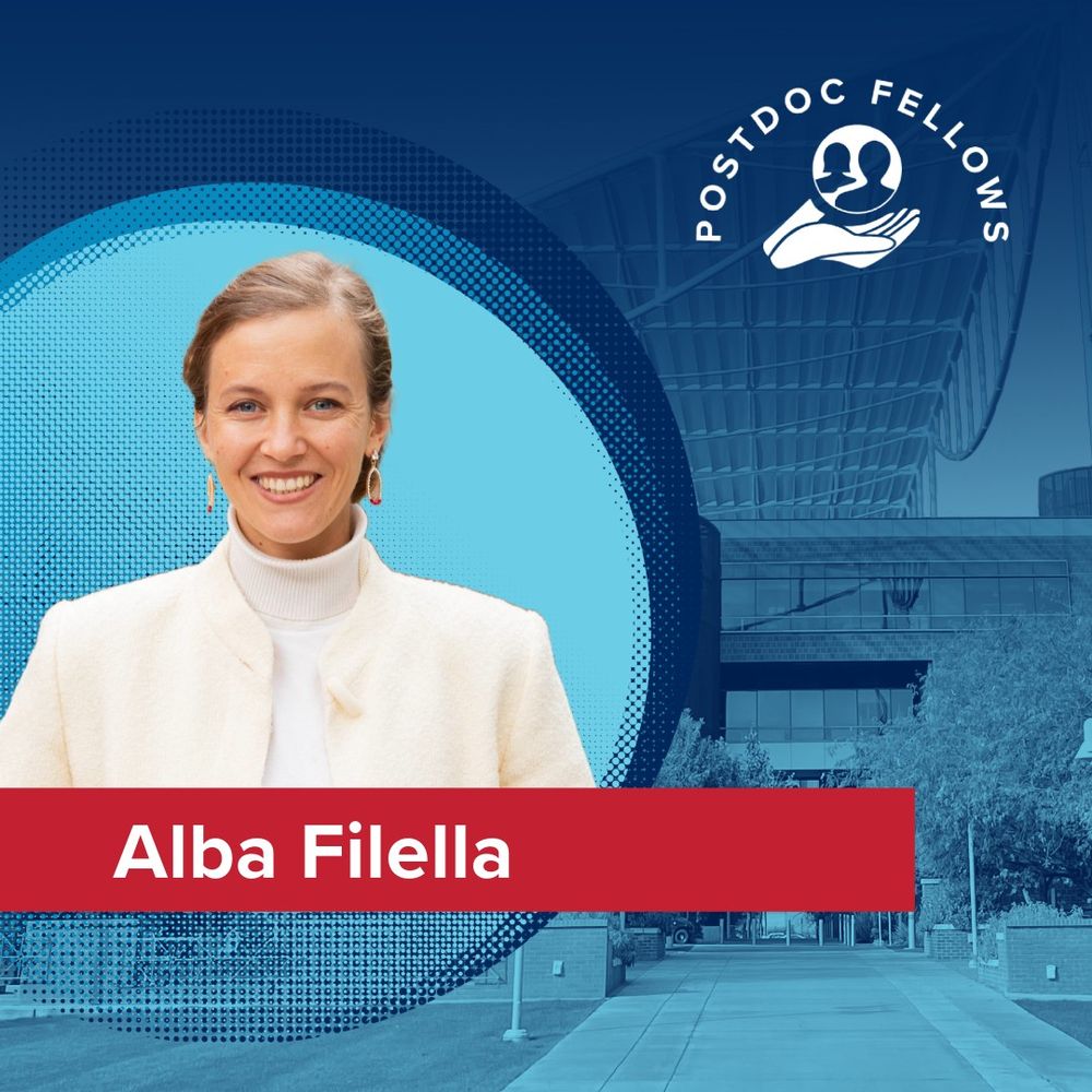 Promotional banner featuring Alba Fiella as part of the BIO5 Postdoc Fellows program