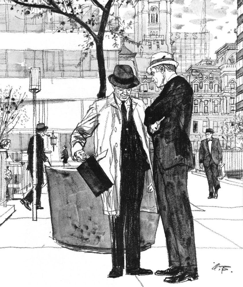 Drawing by Austin Briggs