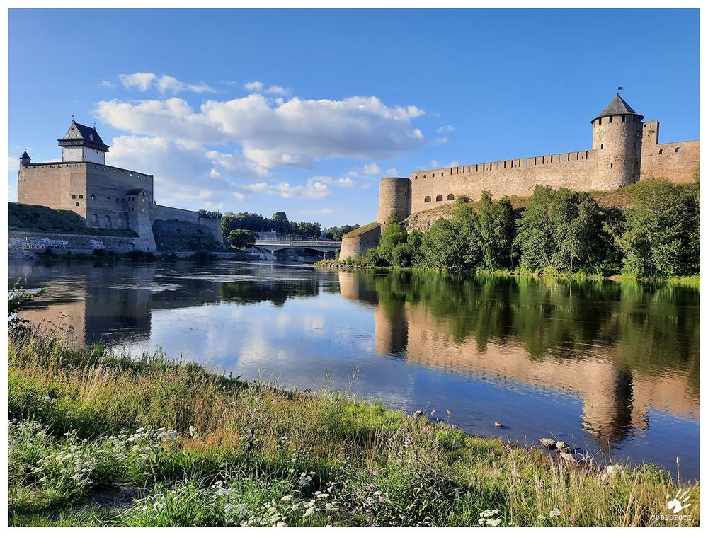 Narva, on the left bank of the river. The frontier between Estonia and Russia.
Photo by Sérgio Codespoti