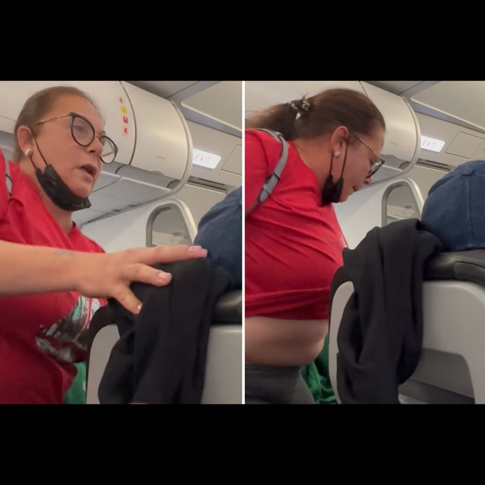 Frontier Airlines Passenger Pulls Down Pants and Threatens to Urinate in the Aisle During Flight Mel...