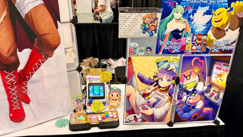 A view of the corner. The Cleopatra Fortune Corner is surrounded by an Akihiko from P4 Arena dakimakura and more Patrako goods