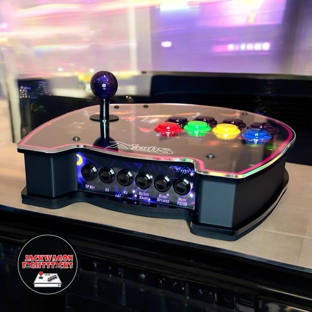 Bottom view of the stick showing all the option buttons 
