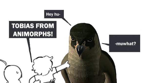 For Transformers collectors, it's natural when young to make that escape with your favourite action figures. Be it reenacting episodes or comics, writing entirely new adventures or just fiddling to pass the time. Corporate licensing standards of storytelling no longer applied in these imaginative struggles, thus anyone from any toy series became key players in our own fantasies.

Who could forget when Rodimus Prime united with She-Ra to banish Shredder's invasion of Ghostbusters HQ? Or in later years, Captain Planet joining the Toxic Crusaders, Biker Mice from Mars, G.I. Joe's Drug Elimination Force and Bucky O'Hare to clean up crime? Anything could happen. Anyone could come crashing in to create the most jumbled yet heartfelt personal multiversal mayhem. It was... fun.

Hasbro's range of Animorphs Transformers toys were a perfect bridge for those of us yearning to expand the Beast Wars roster. And while the cartoon's time travel antics made reconciling their inclusion initially tricky, those early Tech Specs were explicitly clear that at least one version of the Beast Wars took place on present-day Earth. So why not have the Maximals team up with these new human heroes?

Marco becomes fast friends with fellow mischief-making monkey Optimus Minor. Cassie could learn stealth tactics from Wolfang. Jake helps to calm the short-tempered Depth Charge. Rachel and Prowl bond over routine patrols. And then there's Tobias, our dear sweet, long-suffering hawk. Struggling to control his morph was a major character plot in both books and TV series, plus his issues with parental figures, occasional snark and urge to embrace his animal side.

Tobias may be the Animorphs' residential loner, but as Airazor so memorably said back in 'Spider's Game', "Sometimes you can be too alone". She could, and for this writer did, offer emotional support and a wing to lean on when life became too tough for him. And for any of their young allies up against Visser Three's insidious Yeerk invasion.