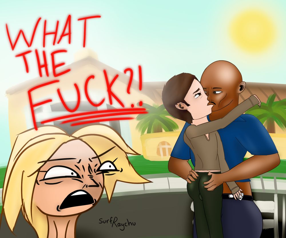 Rita was caught unawares of Dexter "cheating on her" (with Doakes)