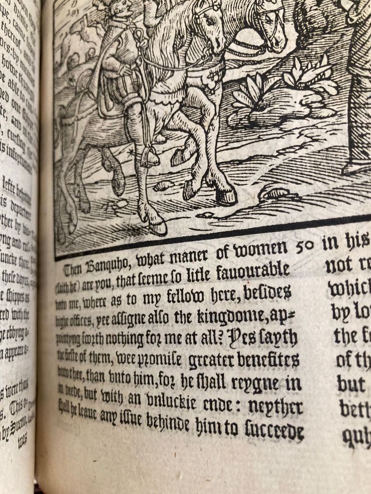 A picture of Holinshed’s Chronicles