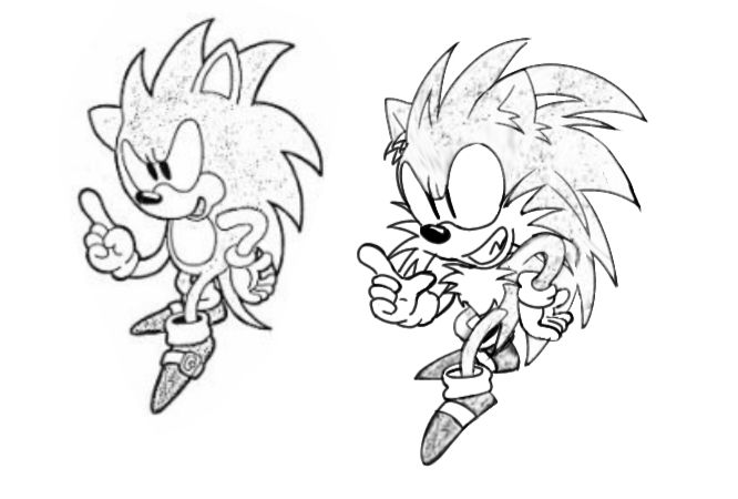 Older design for hog named "Mr. porcupine" in the same vain as "Mr. Hedgehog" for sonic