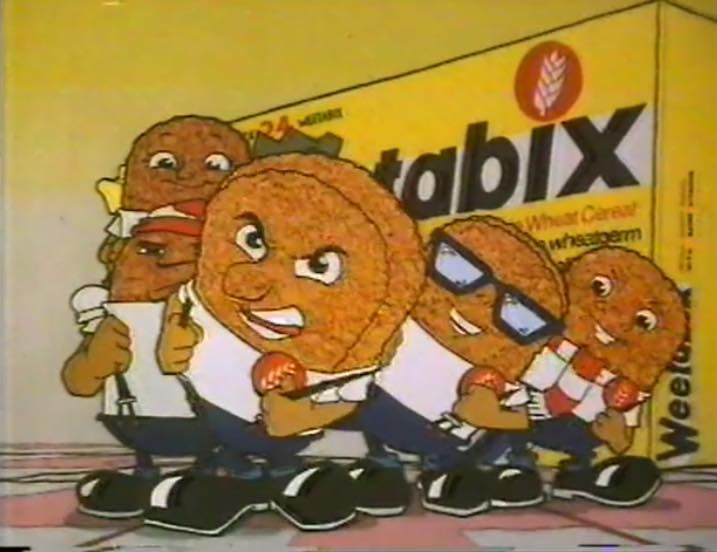 Screenshot of the Neet Weet Gang in their first ad