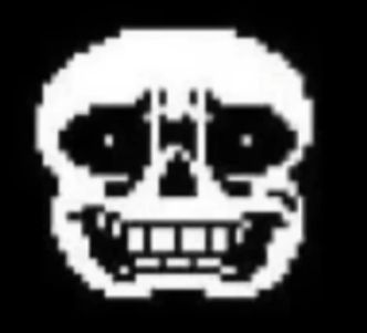 sans from undertale with a mortified expression