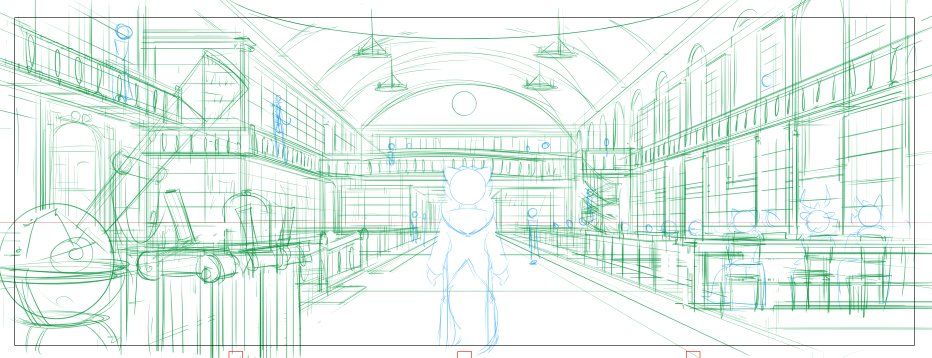 My hand's gonna hurt by the end of this panel.