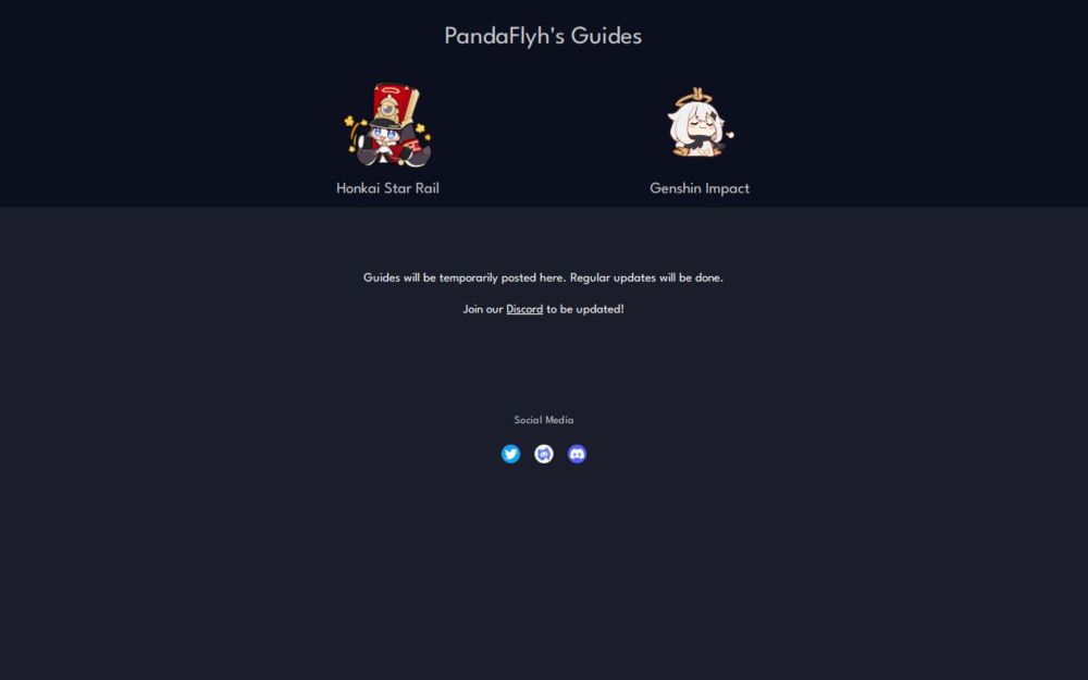 PandaFlyh's guides