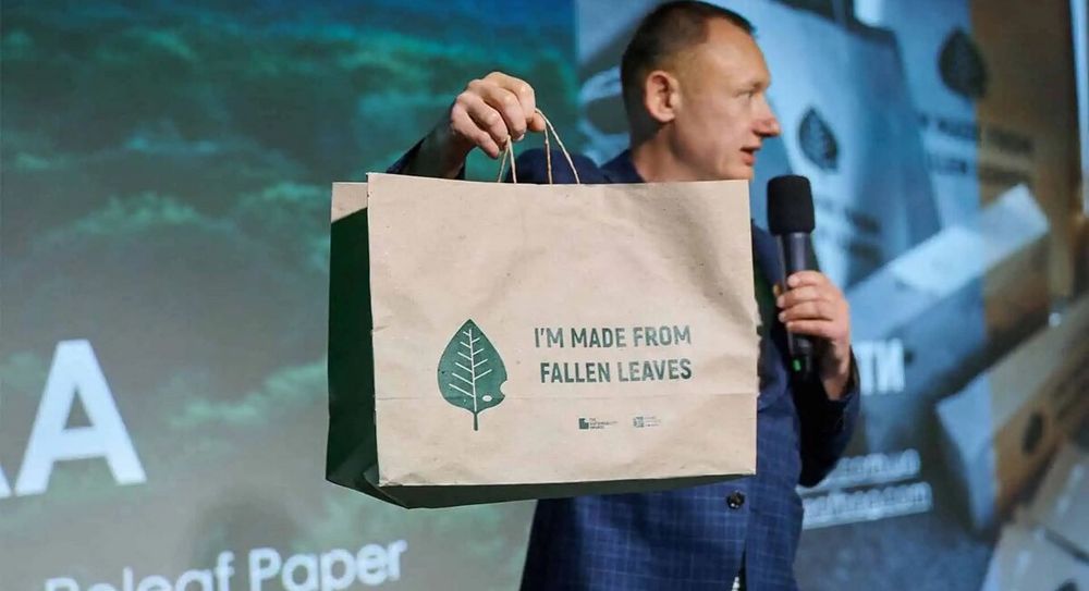 This Startup Is Using Dead Leaves to Make Paper Without Cutting Trees