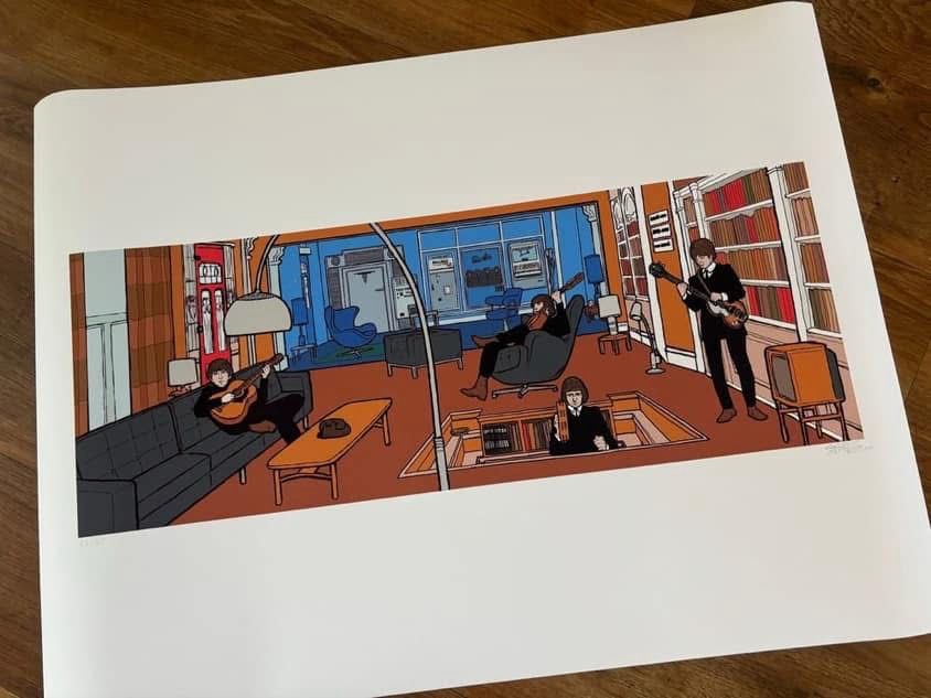 A2 print of “Hide your love away” scene from the movie Help! Yours, signed, for £50 plus postage. Message me here or gmail me at Christhebarker@…
Please share with anyone you think might be interested. Thanks. 