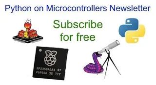 The Python on Microcontrollers Newsletter: subscribe for free
https://www.adafruitdaily.com/