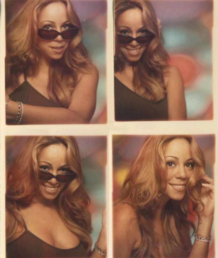 mariah carey TRL shoot I can't remember when this was but she looks saurrrrr good we love motheriah