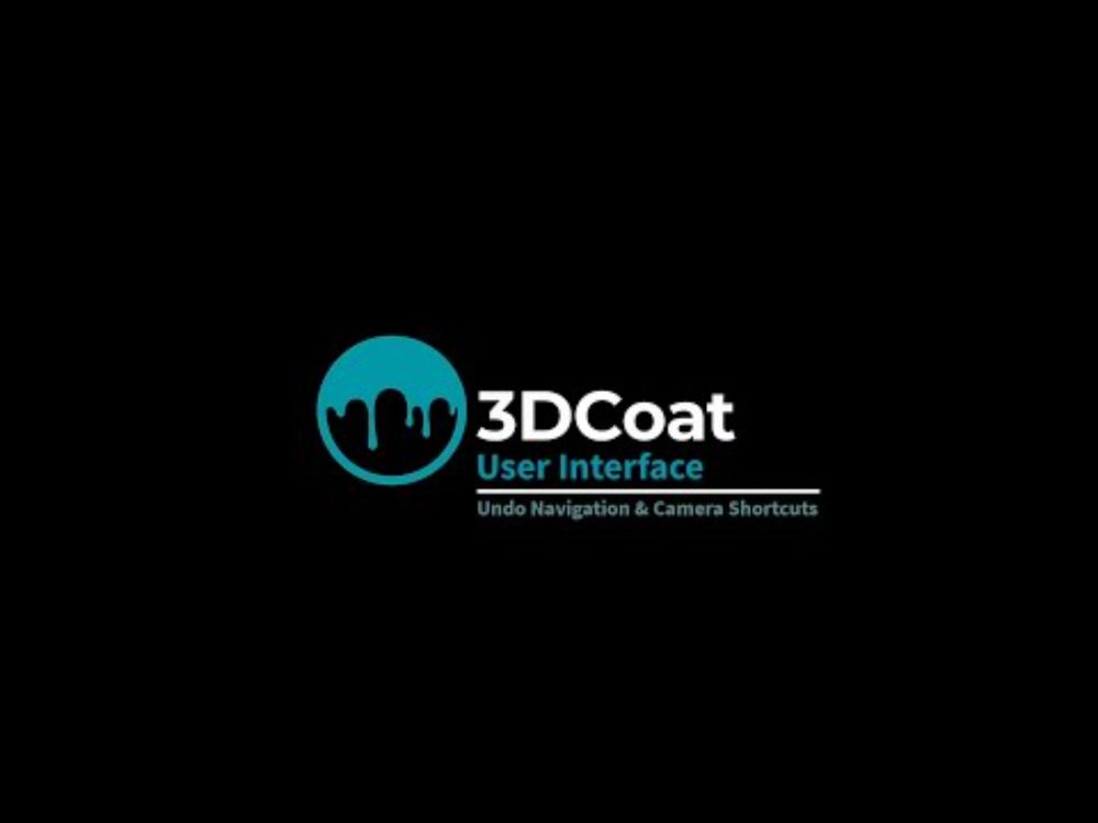 3DCoat UI: Undo Navigation & Creating Camera Shortcuts