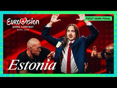 Tommy Cash - Espresso Macchiato (LIVE) | Estonia 🇪🇪 | First Semi-Final | Eurovision 2025