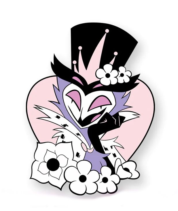 Image of the 2023 Spring Stolas enamel pin from Shark Robot