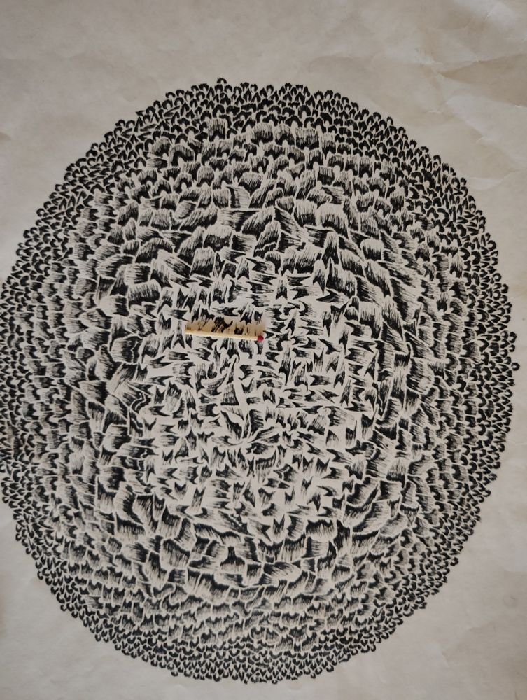 The same image as the first, with a standard kitchen matchstick added for scale. 
