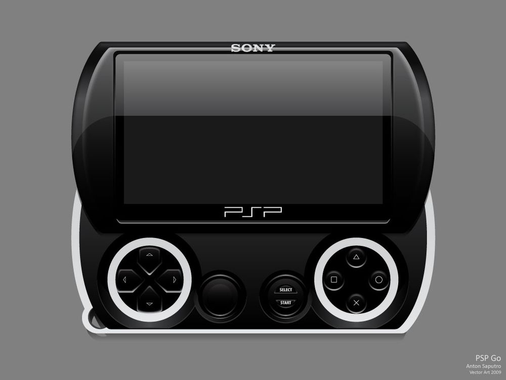 Um PSP Go.