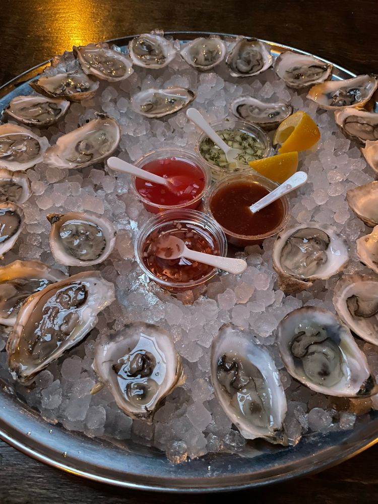 2 dozen beautiful little oysters 