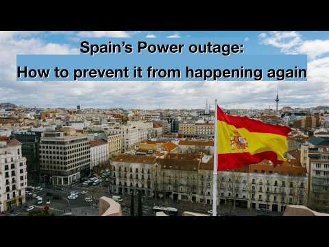 What caused the Spanish Power Outage and the simple solution
