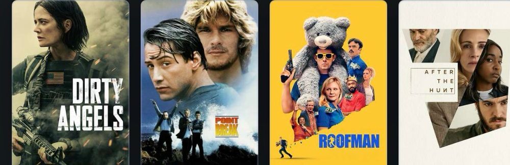 Dirty Angels, Point Break, Roofman, After The Storm 