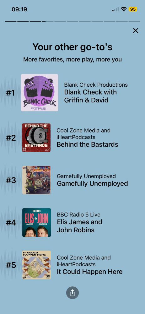 Blank Check, Behind the bastards, gamefully unemployed, Ellis & James, it could happen here