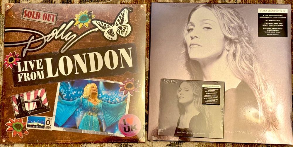 Madonna and Dolly Parton LP & CD